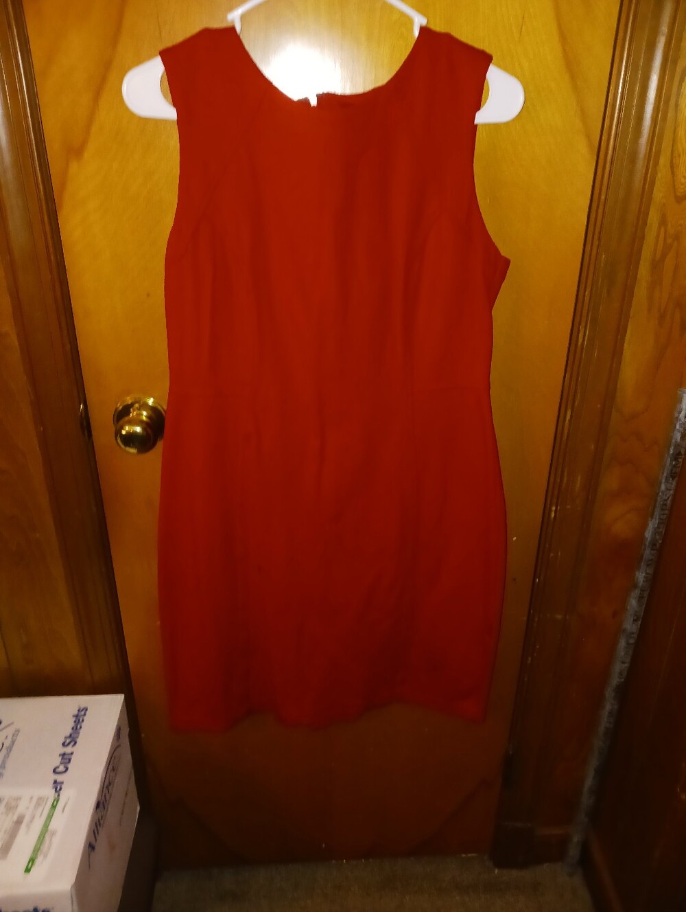 Talbots Sleeveless Red Dress